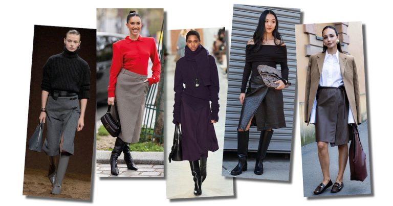 Cette jupe portefeuille midi va devenir votre pièce maîtresse cet automne — découvrez pourquoi !