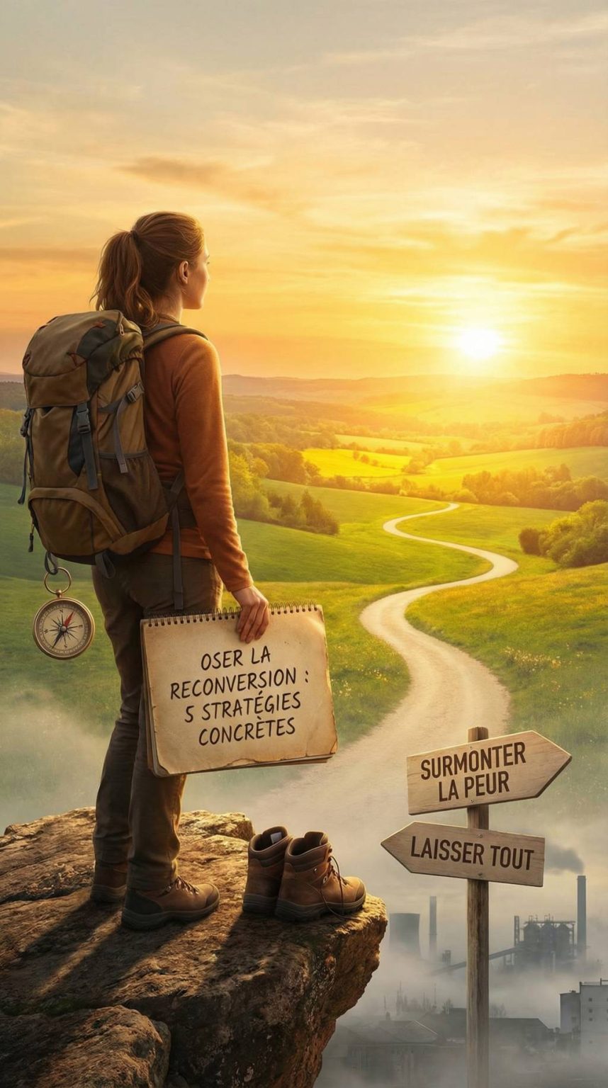 Surmonter la peur de tout quitter : 5 stratégies concrètes pour oser la reconversion